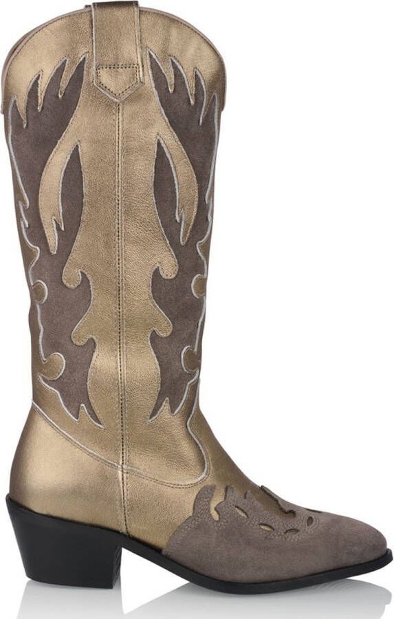 Dwrs Dames Laarzen Regina Elefante smoke Grijs