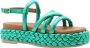 Dwrs Trendy Sandal for Summer Green Dames - Thumbnail 1