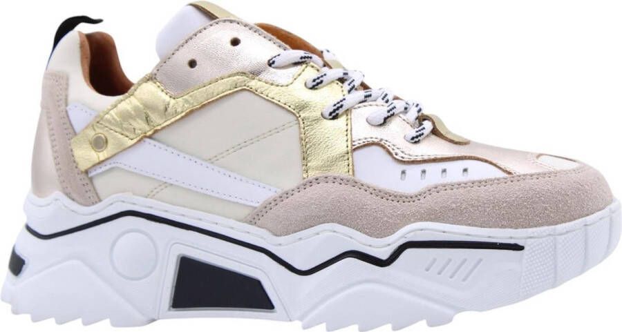 Dwrs Stijlvolle en trendy Walvis Sneakers voor vrouwen Beige Dames - Foto 2