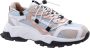DWRS Pluto leren sneakers met pailletten roze blauw Meisjes Leer Meerkleurig 33 - Thumbnail 10