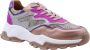 DWRS Jupiter leren sneakers roze geel Leer Meerkleurig 30 - Thumbnail 2