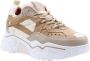 Dwrs Dames Sneakers Pluto Teddy Offwhite Cognac Off White - Thumbnail 3