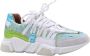 DWRS Pluto chunky leren sneakers rosé wit - Thumbnail 2