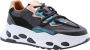 DWRS LABEL DWRS RUGBY tweed Black Stone Dames Sneaker J6523 - Thumbnail 6