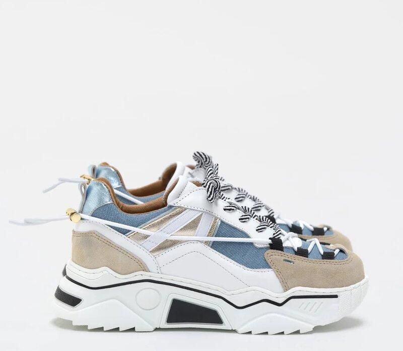 DWRS The label Dwrs Label Orion Sneakers Kids Denim Sand Jeans