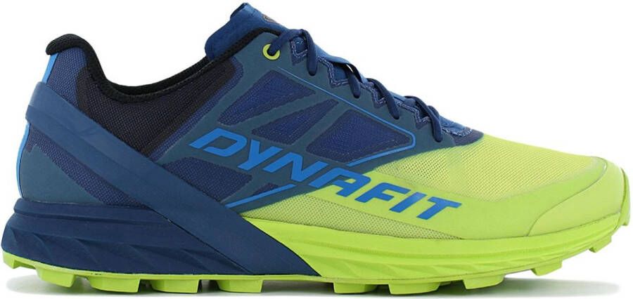 Dynafit Alpine Heren Trail-Running Schoenen Hardloopschoenen Blauw-Groen 64064