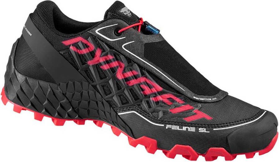 Dynafit Feline SL Trailrunningschoenen Dames Black Fluo Pink