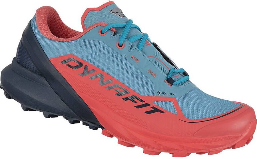 Dynafit Ultra 50 GTX Trailrunningschoenen Dames Brittany Blue Hot Coral