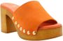 E mia Lamia Houten Klompen Orange Dames - Thumbnail 1