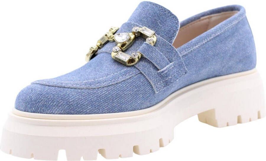 E Mia Mocassin Blauw