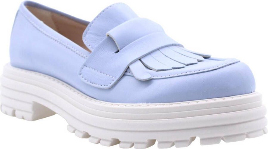 E mia Mocassin Aalbes Stijlvol Model Blue Dames