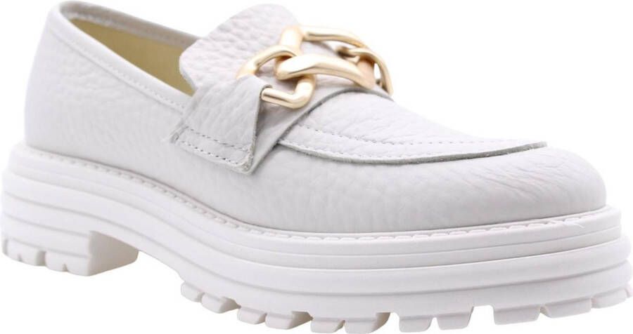 E mia Mocassin White Dames