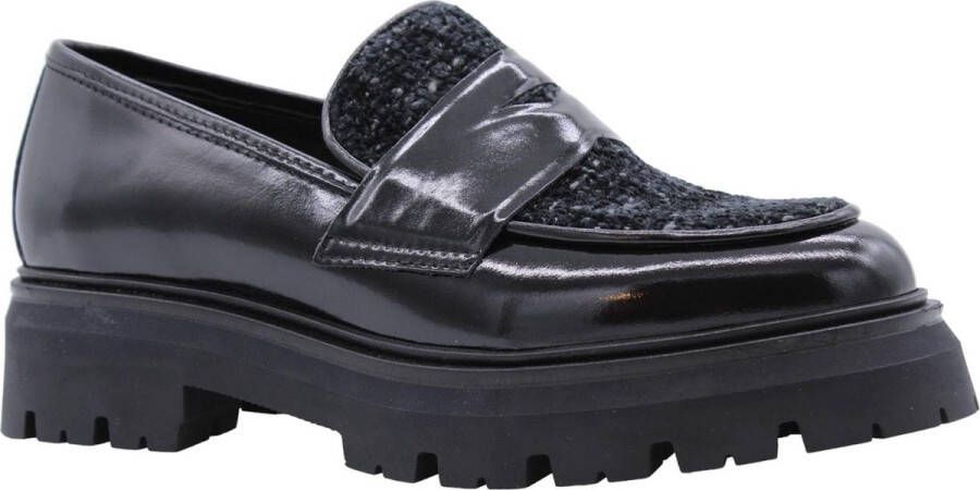 E mia Stijlvolle Mocassin Schoenen Black Dames