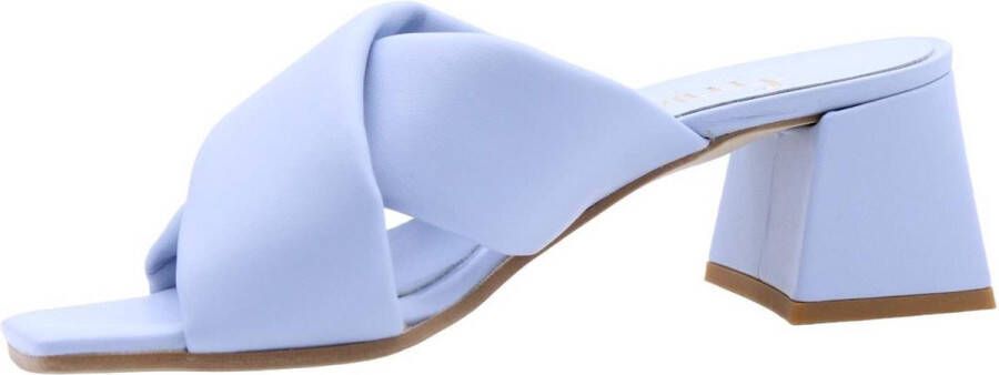 E mia Stijlvolle hakken muiltjes voor vrouwen Blue Dames