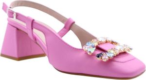 E mia Peep Toe Peep Heel Roze Dames