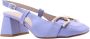 E mia Peep Toe Peep Heel Purple Dames - Thumbnail 9