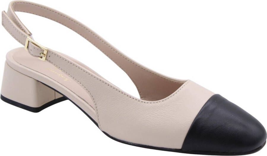 E mia Slingback Sandalen met Sichote Detail