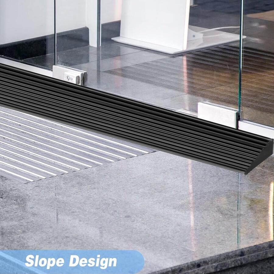 1 6 x 5 x Rolstoelhelling Stofzuiger Robot Helling Drempelopvang Zelfklevend met Antislip Oppervlak voor Rolstoel Kinderwagen Stofzuiger Robot