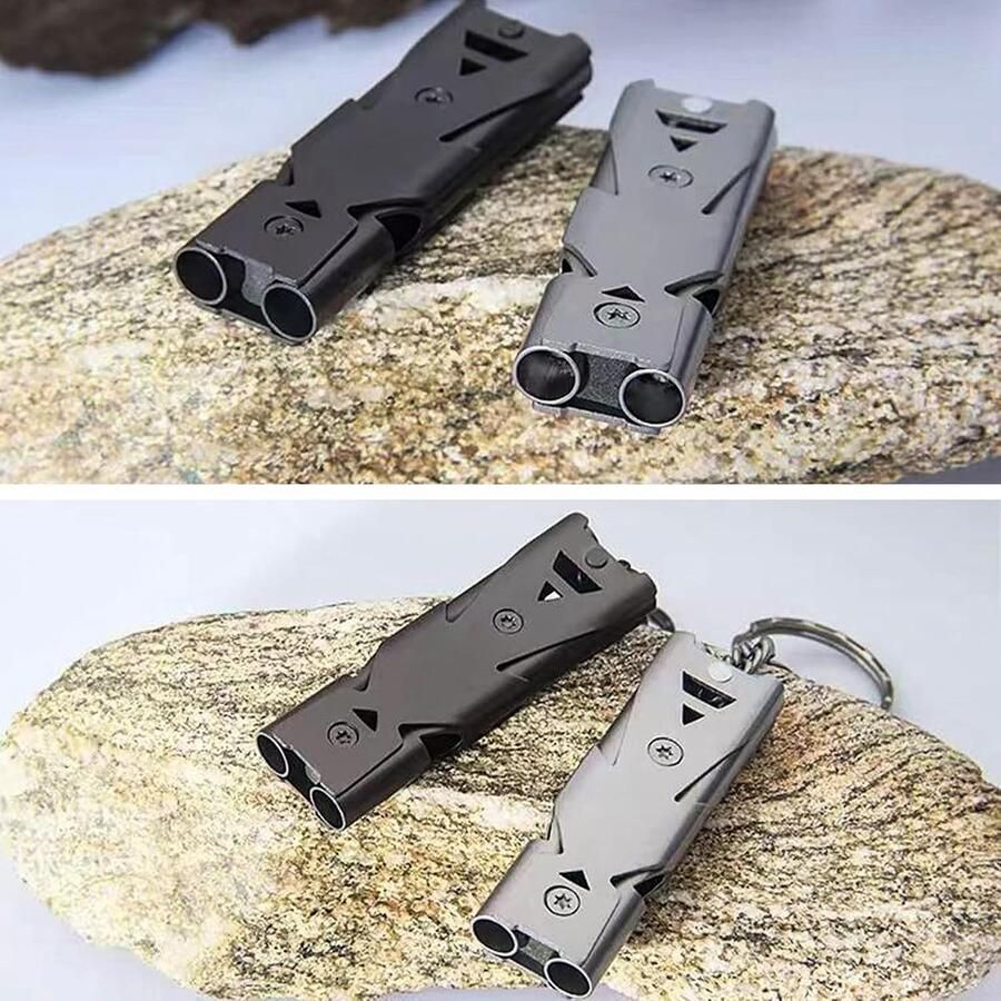 1 noodfluitje scheidsrechterfluitje fluitje voor noodgevallen camping outdoor survival roeien tot 150 decibel