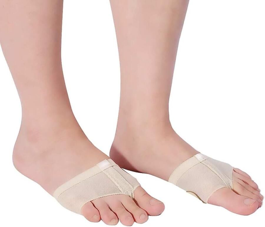 1 paar danspoten antislip dansmat halve zool ademend danspaten anti-slijp-kussen voor voorvoet(S)