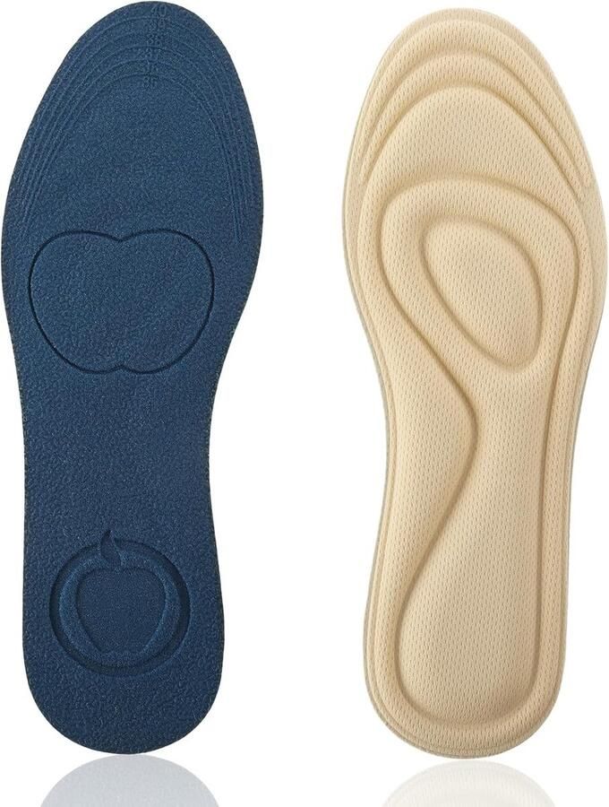 1 paar memory foam inlegzolen voor dames vervangende zolen voor sneakers slippers en laarzen comfort demping en schokabsorptie