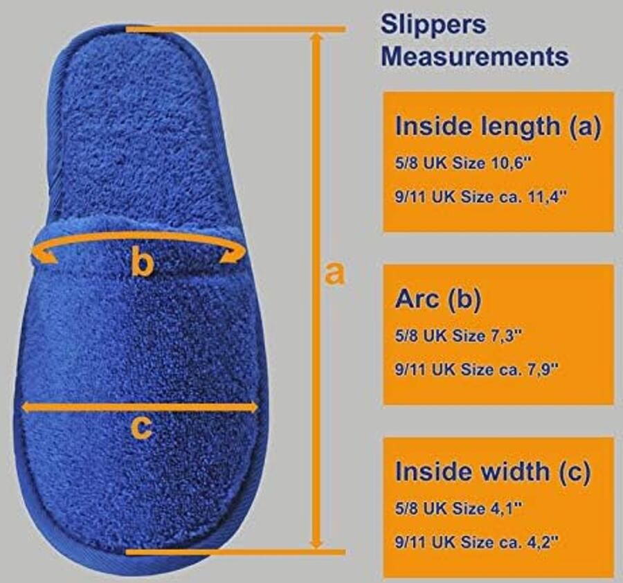 1 Paar Mules Slippers in Badstof 100% Katoen Licht Ademend Antislip of 43 46 Uniseks voor Douche Hotel Spa Zwembad Reizen