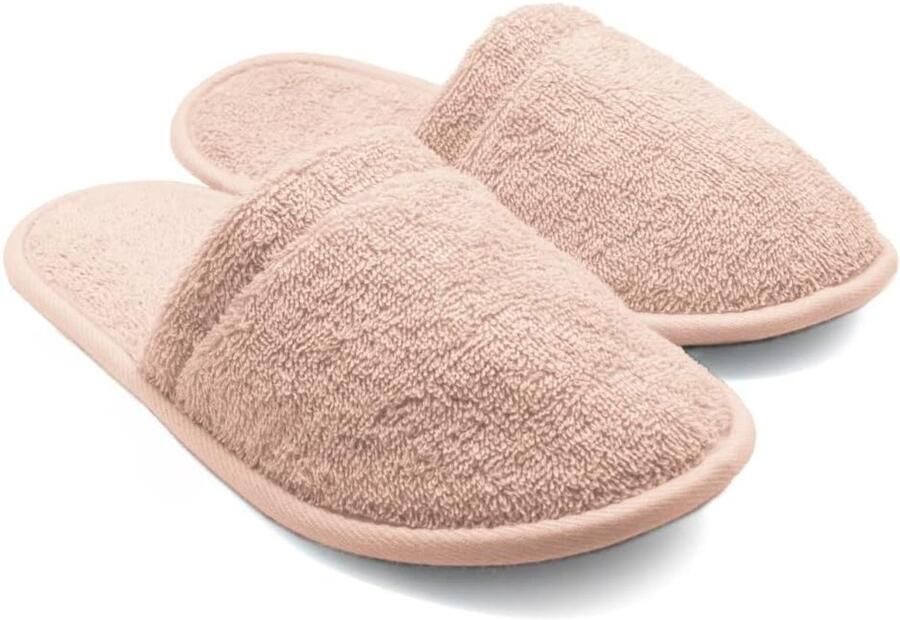 1 Paar Mules Slippers in Badstof 100% Katoen Licht Ademend Antislip of 43 46 Uniseks voor Douche Hotel Spa Zwembad Reizen