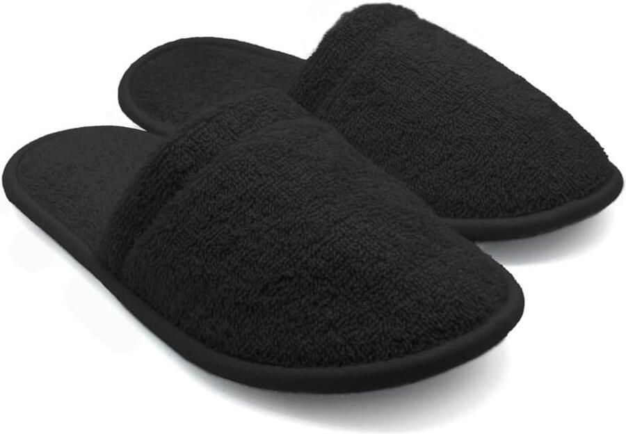 1 Paar Mules Slippers in Badstof 100% Katoen Licht Ademend Antislip of 43 46 Uniseks voor Douche Hotel Spa Zwembad Reizen