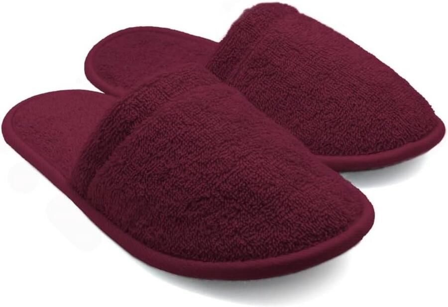 1 Paar Mules Slippers in Badstof 100% Katoen Licht Ademend Antislip of 43 46 Uniseks voor Douche Hotel Spa Zwembad Reizen