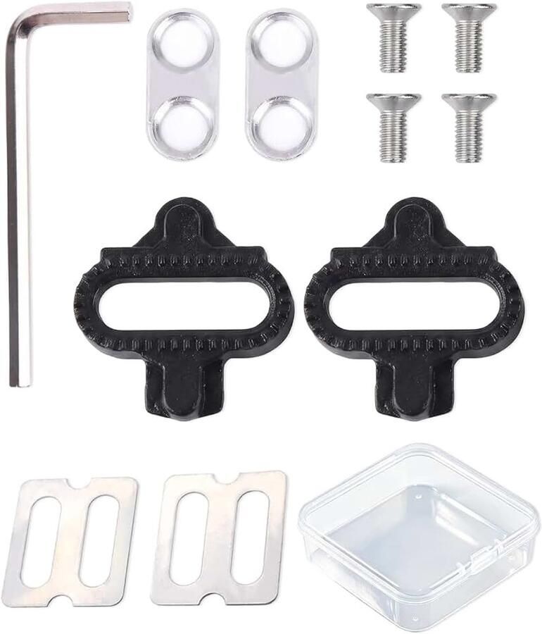 1 set SPD Cleats compatibel met Shimano SH51 SH56 fietsschoenplaten set voor mountainbike racefiets indoor fietsen