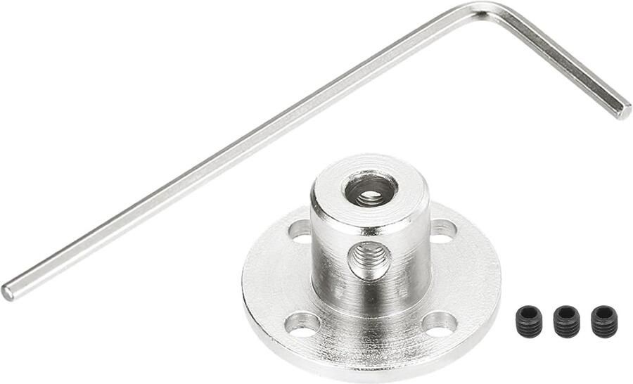 1 st mm flenskoppelingsconnector rigid gids model coupler accessoires as-fittingen met mini-inbussleutel en bevestigingsschroef voor DIY R modelmotoren