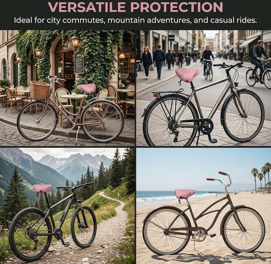 1 stuk fietszadelhoes 27x waterdichte fietszadelhoes regenhoes