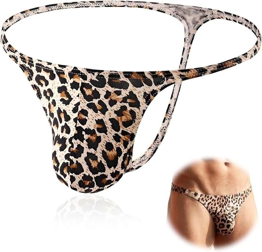 1 stuk String Tanga Heren Sexy Ondergoed voor Mannen Beule Open Broeken Mannen Grote Grootten Reizwasche Sissy Low-Rise Broeken Thong Open Panty Ondergoed Tanga Heren