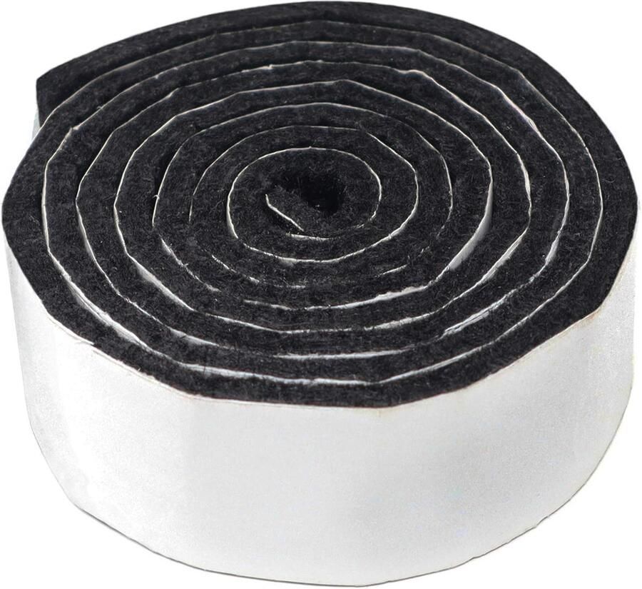 1 x zelfklevende viltband zwart 24 x 1000 mm strepen 3 5 mm sterke zelfklevende viltstrips vloerglijders om op maat te snijden