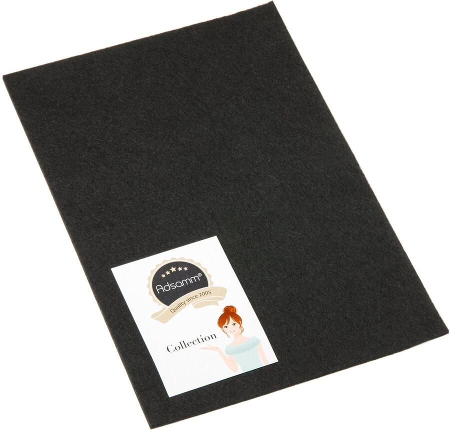 1 x zelfklevende viltplaat zwart 200 x 300 mm rechthoekig viltdoppen voor het snijden van 3 5 mm dik vilt meubel- en vloerglijders
