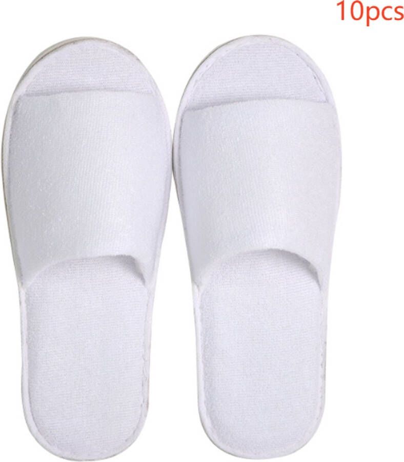 10-delige set 28x spa slippers los antislip individueel verpakt hotel slippers reisgemak faciliteiten ultra zachte wegwerp gast slippers