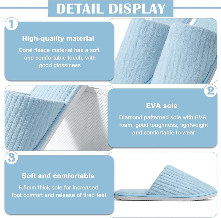 10 paar badstof slippers hotelslippers kleurrijke gastenpantoffels set van 28 5 x gesloten wegwerppantoffels badpantoffels badschoenen uniseks voor hotel salon spa