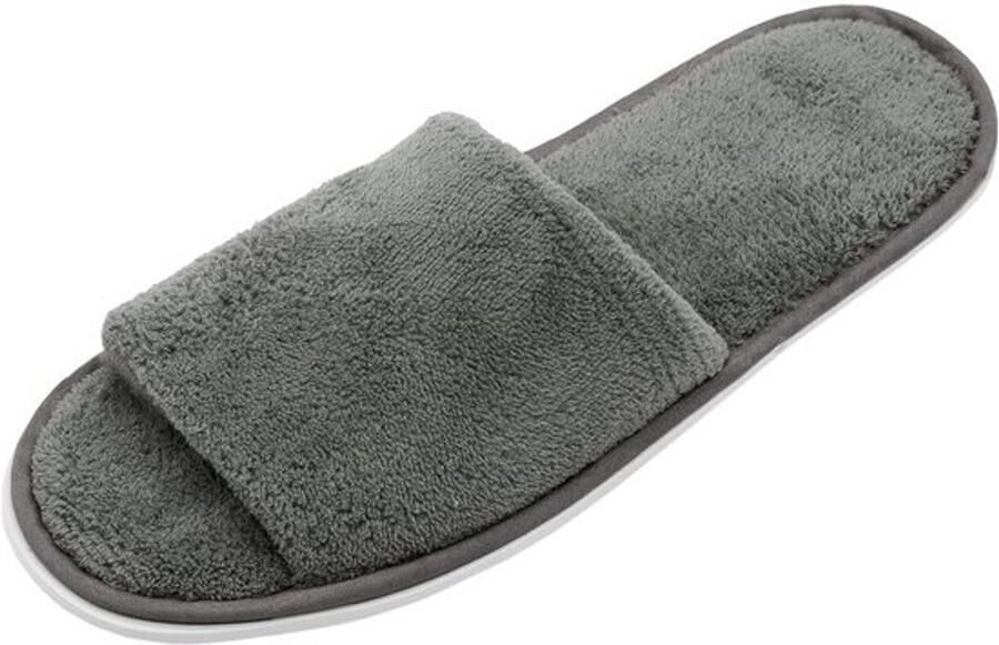 10 Paar Badstof Slippers voor Gasten en Wellness One Size
