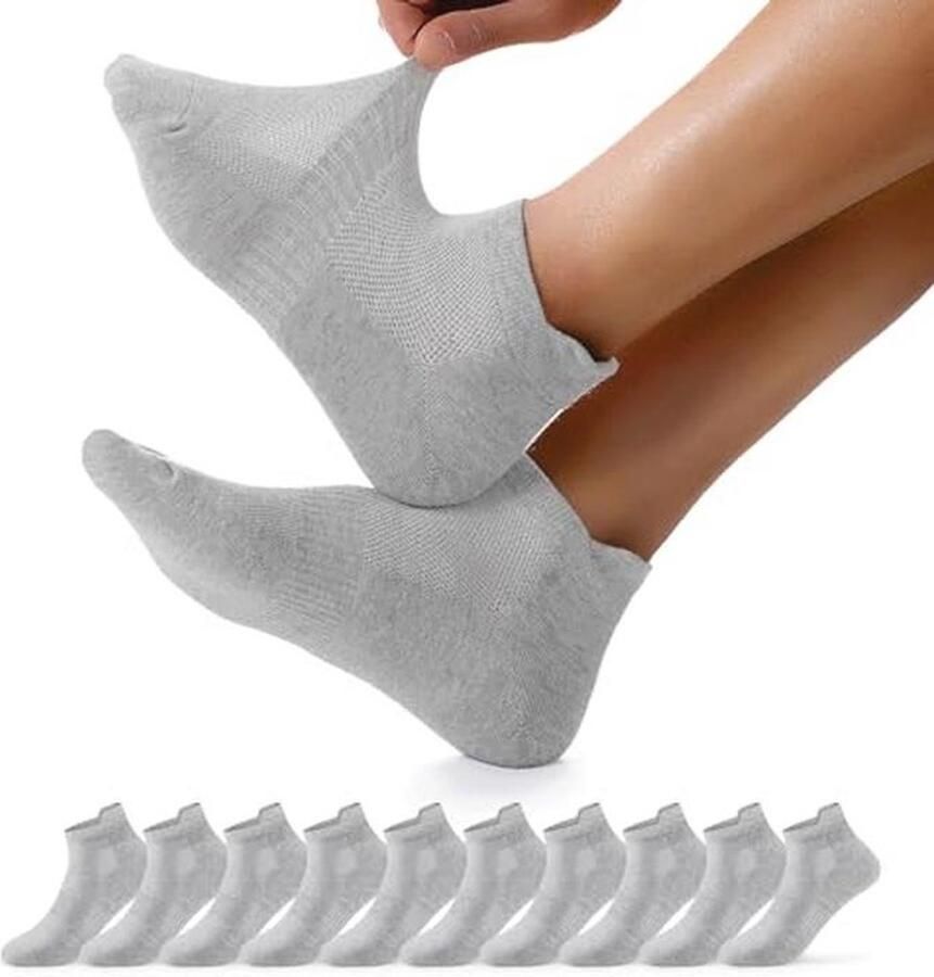 10 Paar Sneakersokken Voor En Sportsokken Hardloopsokken Katoenen Korte Sokken