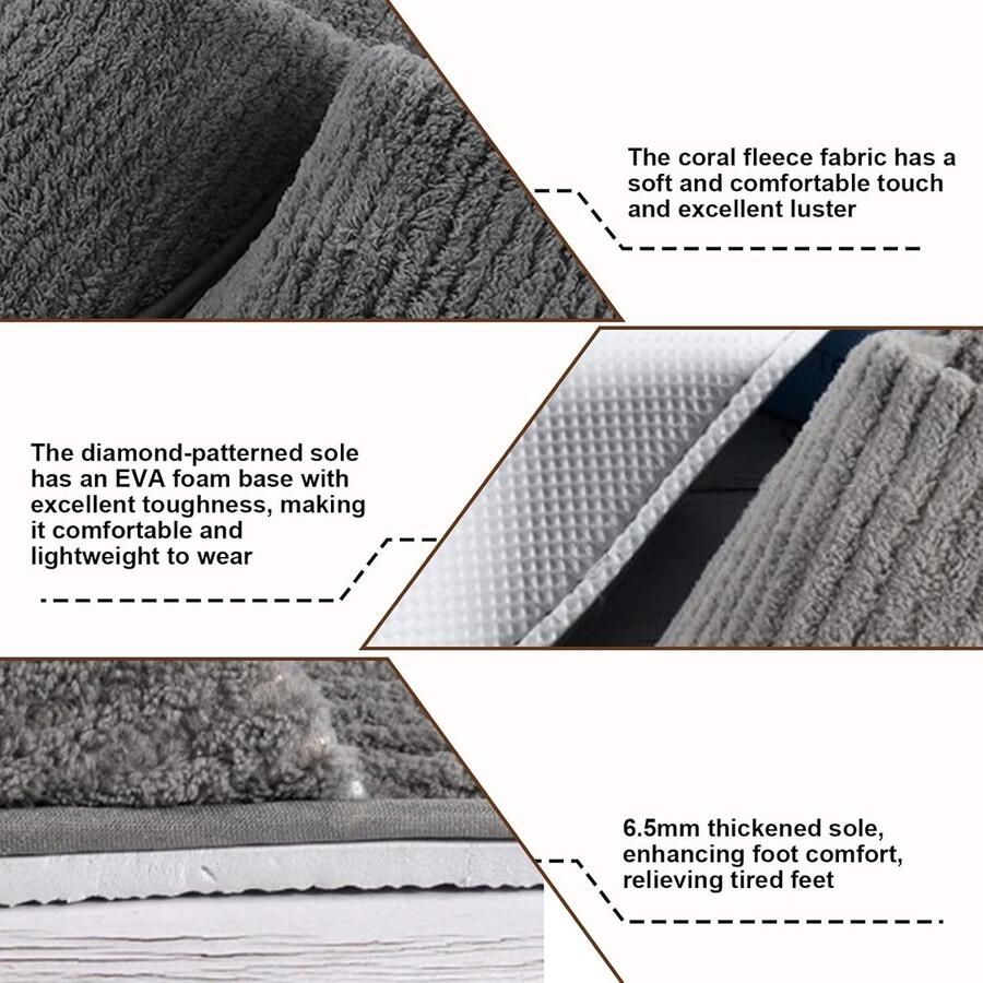 10 paar spa-pantoffels antislip hotelslippers wegwerp-pantoffels