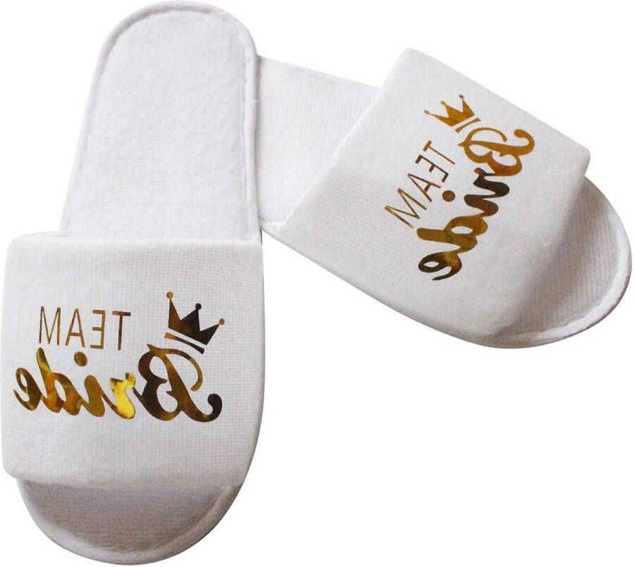 10 paar wegwerp spa-slippers open teen voor bruid bruidsmeisje pyjama party slippers feestbenodigdheden