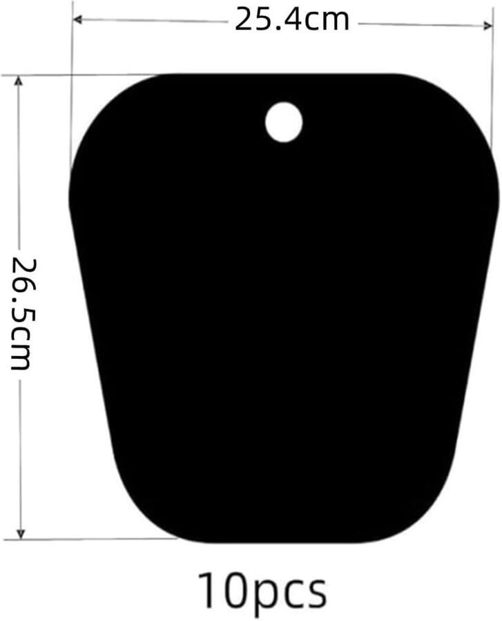 10 Stuks Bootvorm Inzetstukken 10 Inch Plastic Steunen voor Hoge Laarzen Ondersteuning voor en Zwart Perfect voor Stabiliteit en Vormbehoud