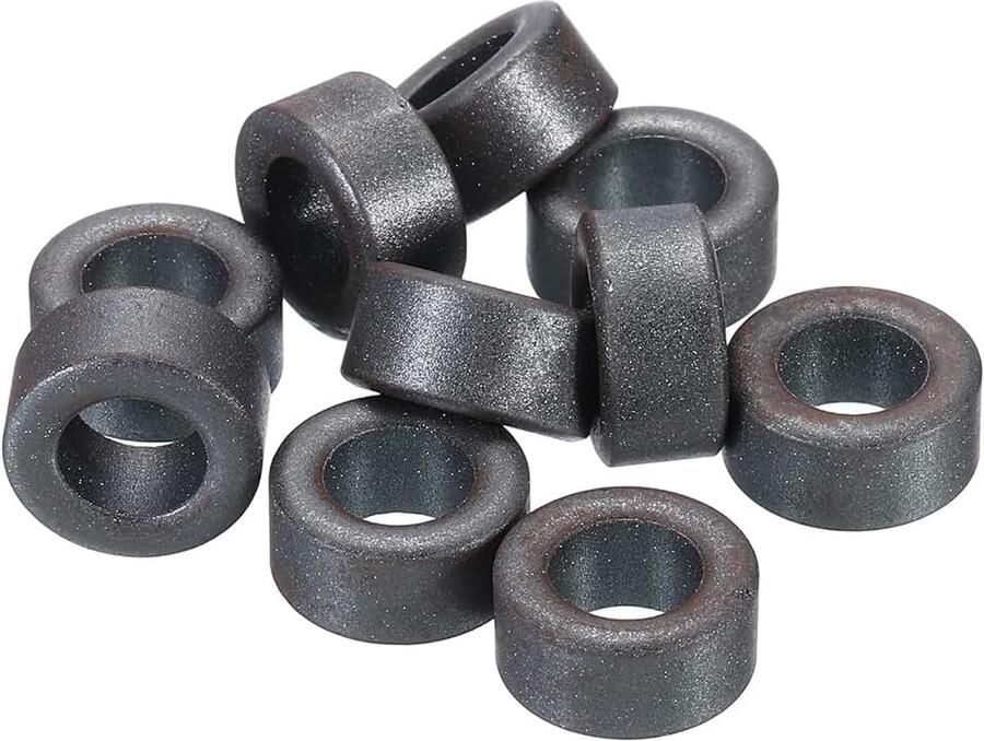 10 stuks ferriet toroïde kern 14 mm x 8 mm x 7 mm transformator zwart Inductor oring spoel