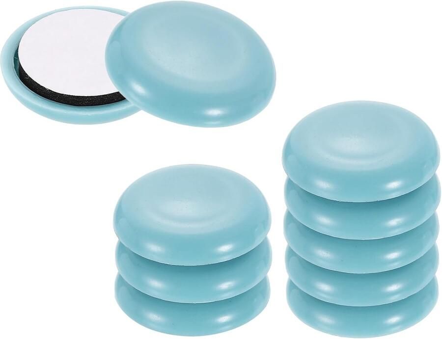 10 stuks glijders voor 1-1 8 inch rond zelfklevend voor meubels vloerbeschermers voor tapijt tegels hemelsblauw stuks