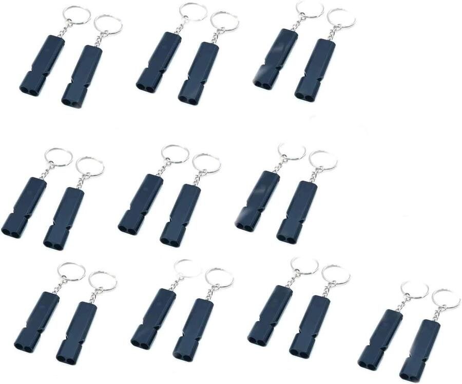 10 stuks Outdoor Camping Levensreddende Fluitjes Hoge Frequentie Fluitje Multifunctioneel Draagbaar Hulpmiddel SOS Aardbeving Noodfluitjes