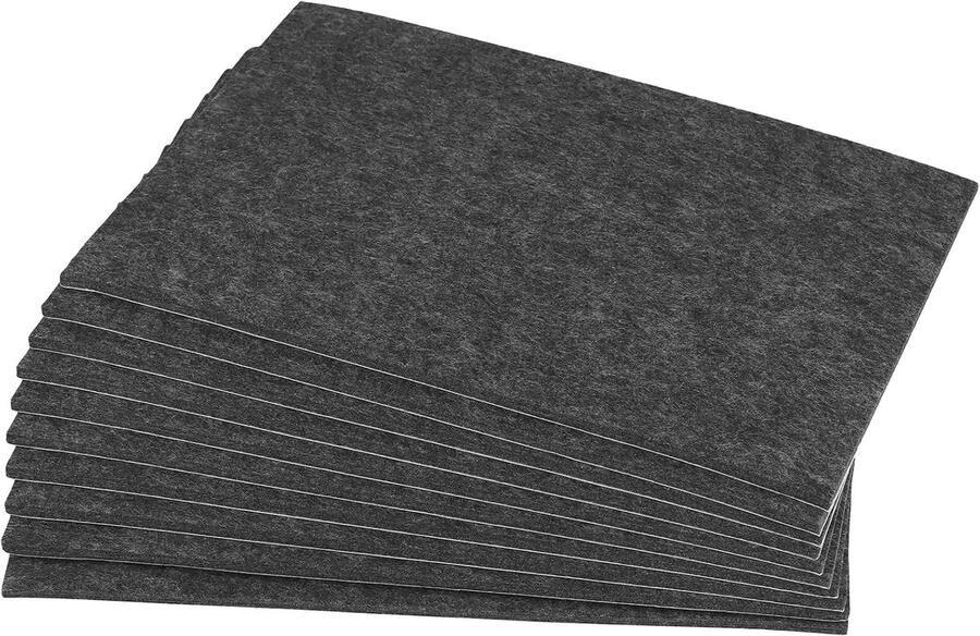 10 stuks viltdoppen zelfklevend 30 x 21 x donkergrijs vilt vilten onderlegger voor meubels
