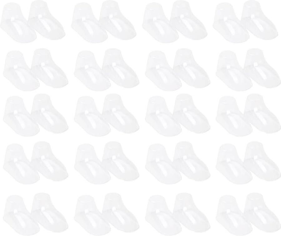 100 Stukken Kinderschoen nequin Plastic Kinderschoenen Stand voor Sokken Transparant voor Enkellaarzen