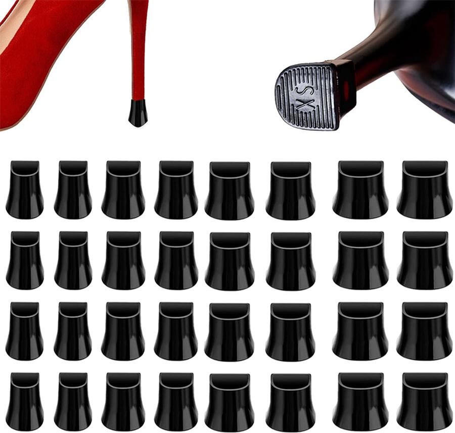 12 paar 4 maten beschermers voor hoge hakken van dames schoenstoppers voor dames teenbeschermers voor hakken voor bruiloften buitenactiviteiten gemakkelijk lopen zwart