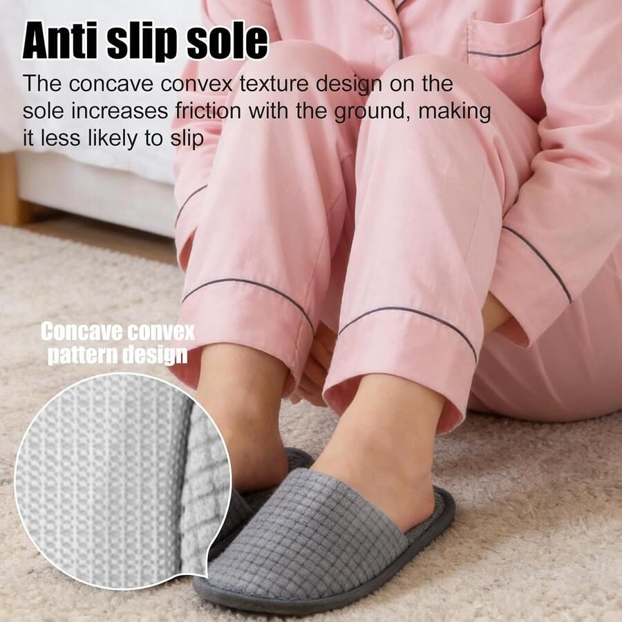 12 paar gastenpantoffels hotelslippers fleece pantoffels gasten universele maat voor en wasbaar antislip voor reizen hotel spa thuis gasten