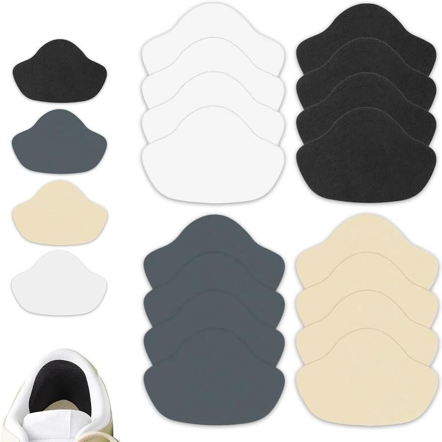 12 Paar Reparatie Patches voor Sneakers en Leren Schoenen Heelpads met Gaten Voorkom Slijtage en Beschadiging van Schoenen
